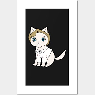 cute cat cartoon henry creel stranger things vecna Posters and Art